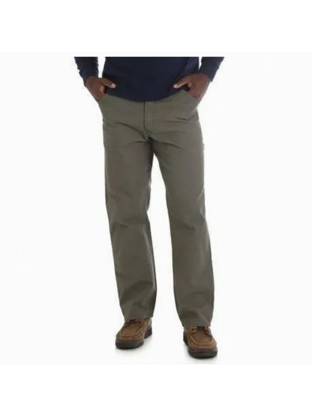 RUSTLER VINTAGE CARPENTER CARGO WORK PANTS 34 34